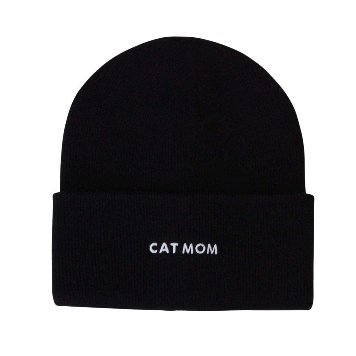 Hatphile Cat Mom Embroidery Beanie Toque