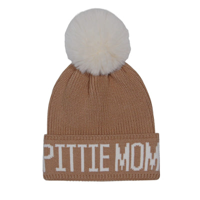 Hatphile Pittie Mom Pompom Knit Beanie Toque