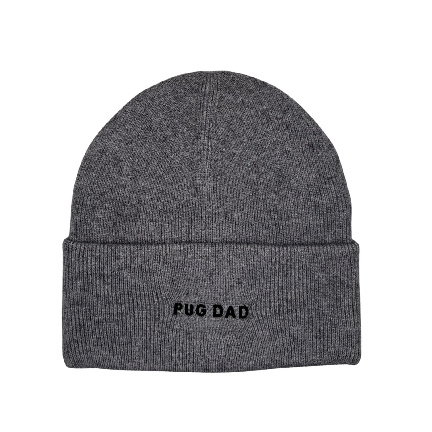 HatPhile Pug Mom & Pug Dad Embroidered Beanie