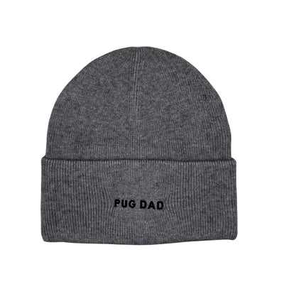 HatPhile Pug Mom & Pug Dad Embroidered Beanie