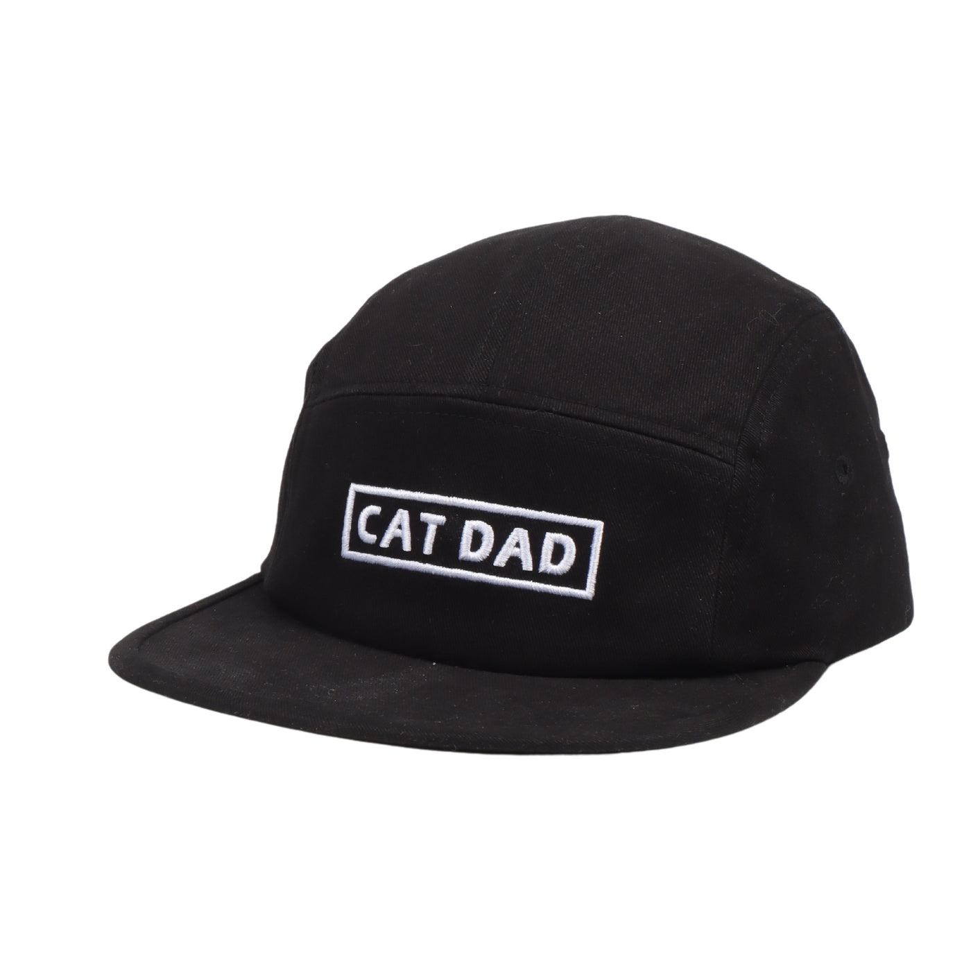 Hatphile Cat Dad Cotton 5 Panel Hat