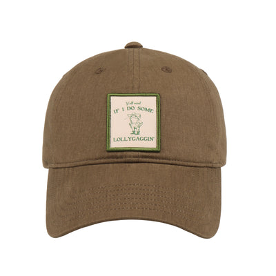 HatPhile “Y’all Mind If I Do Some LOLLYGAGGIN’” Embroidered Black Baseball Cap