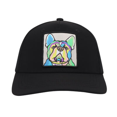 HatPhile Trucker Hat –Frenchie Patch Front with Mesh Back