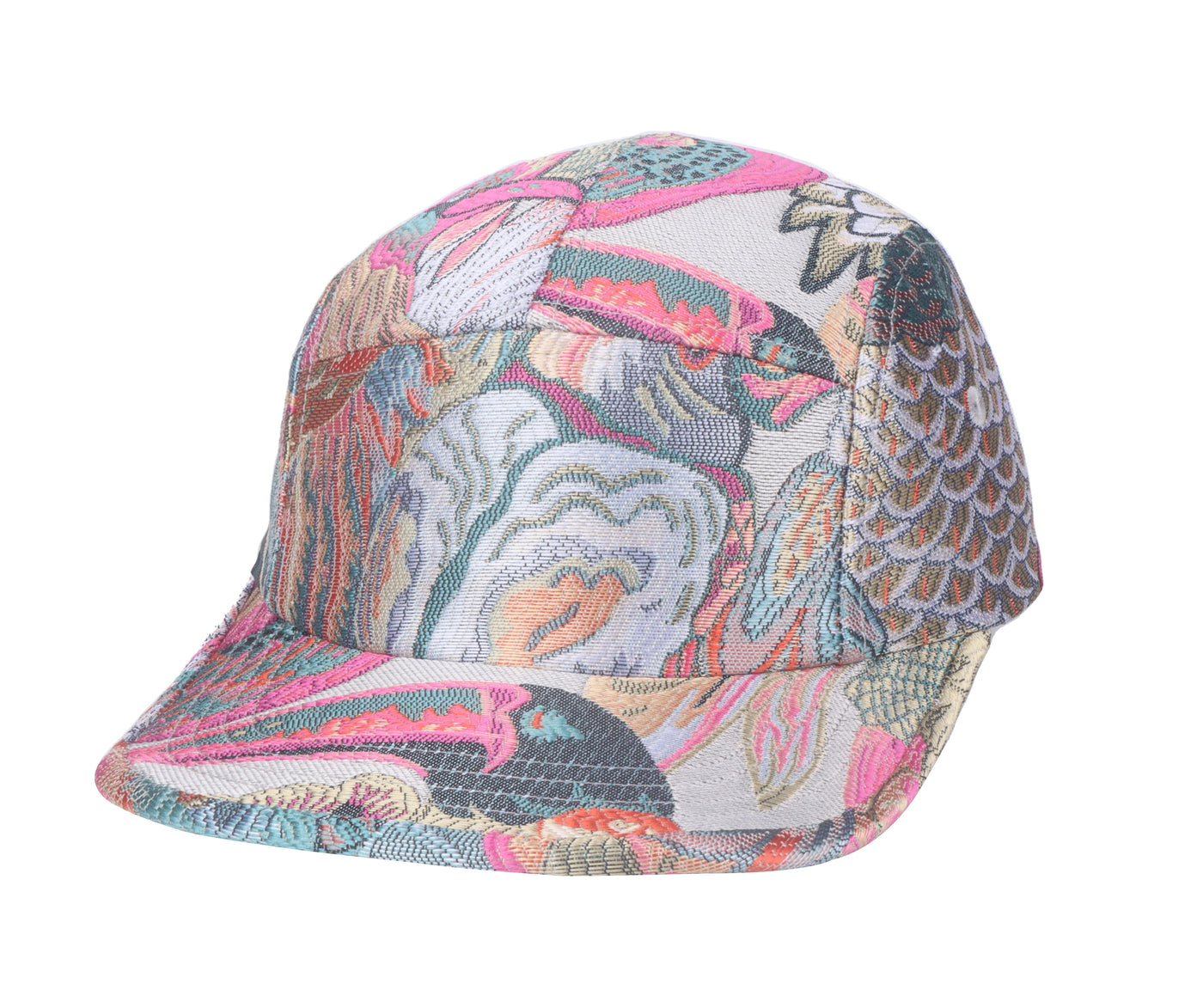 HatPhile Parrot-Inspired 5-Panel Hat – Vibrant Tropical Patterns