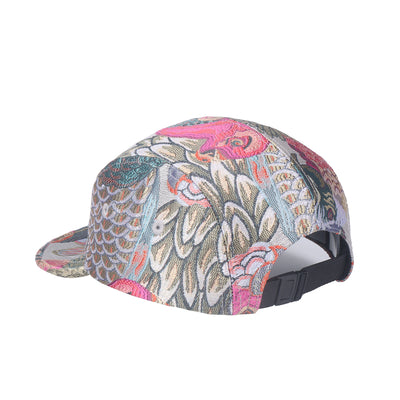 HatPhile Parrot-Inspired 5-Panel Hat – Vibrant Tropical Patterns