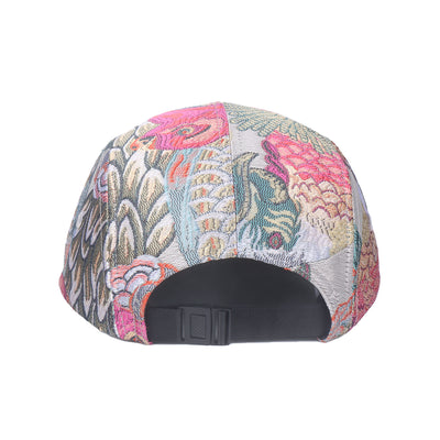 HatPhile Parrot-Inspired 5-Panel Hat – Vibrant Tropical Patterns