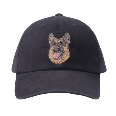 HatPhile German Shepherd Dad Soft Baseball Cap – Adjustable Cotton Hat for Dog Dads