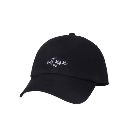 Hatphile Cat Mom Paw Love Baseball Cap