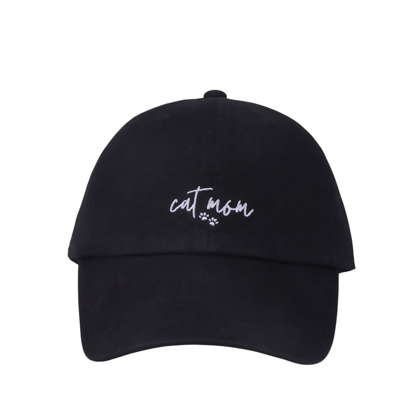 Hatphile Cat Mom Paw Love Baseball Cap