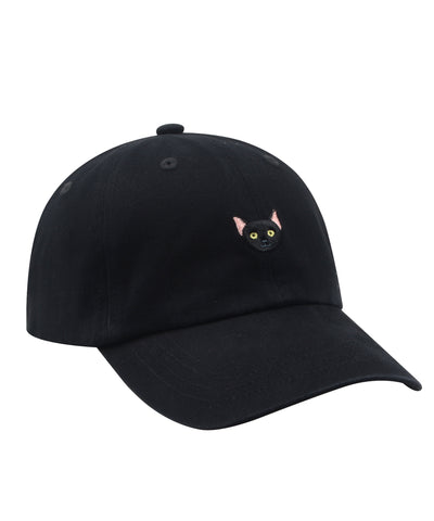 Hatphile Black Cat Soft Baseball Cap