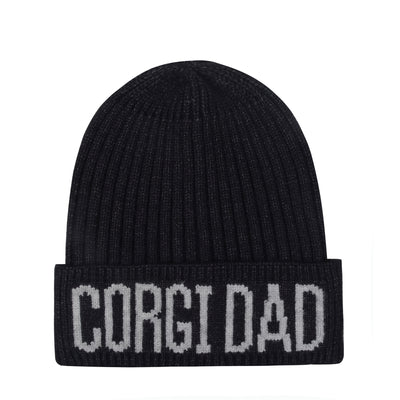 Hatphile Corgi Dad Knit Beanie Toque