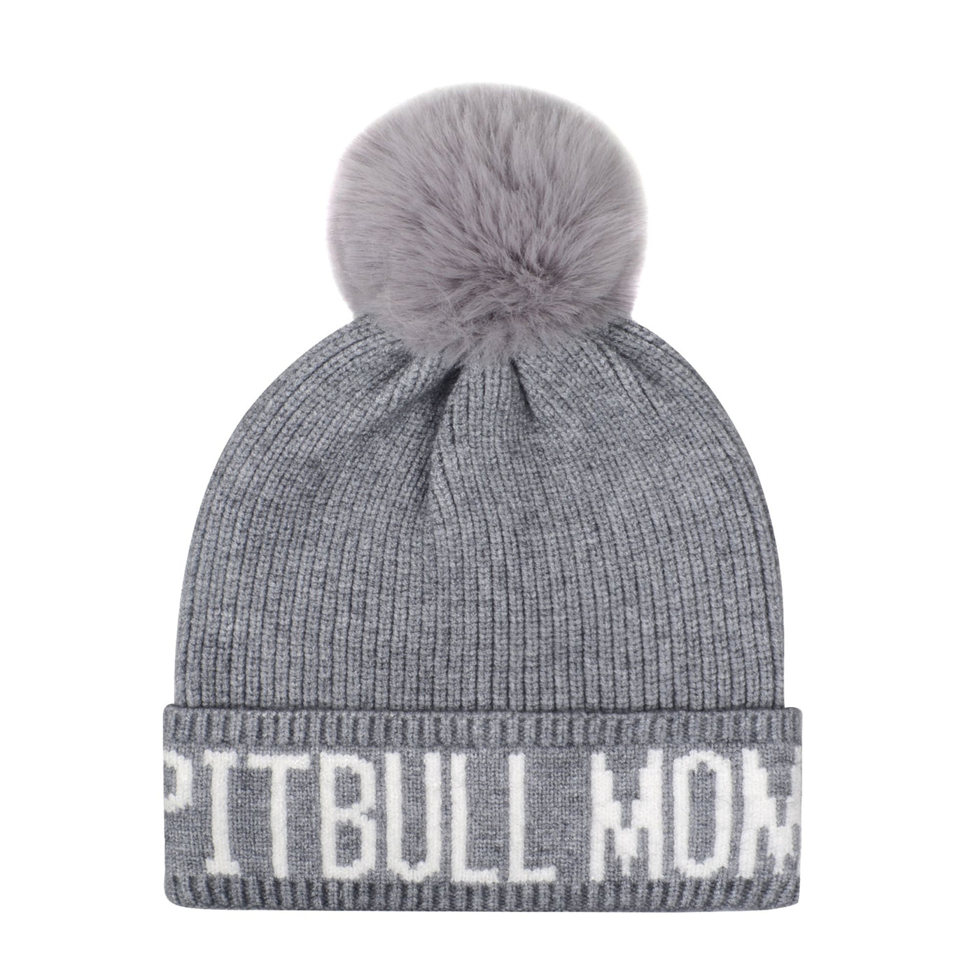 Hatphile Pitbull Mom Knit Hat Beanie