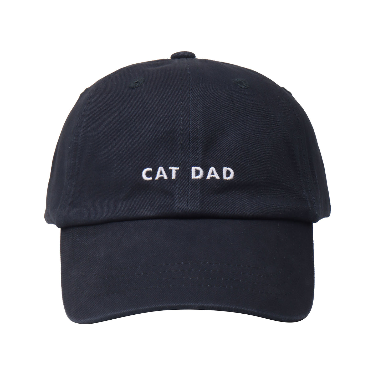 Hatphile Cat Dad Soft Baseball Cap