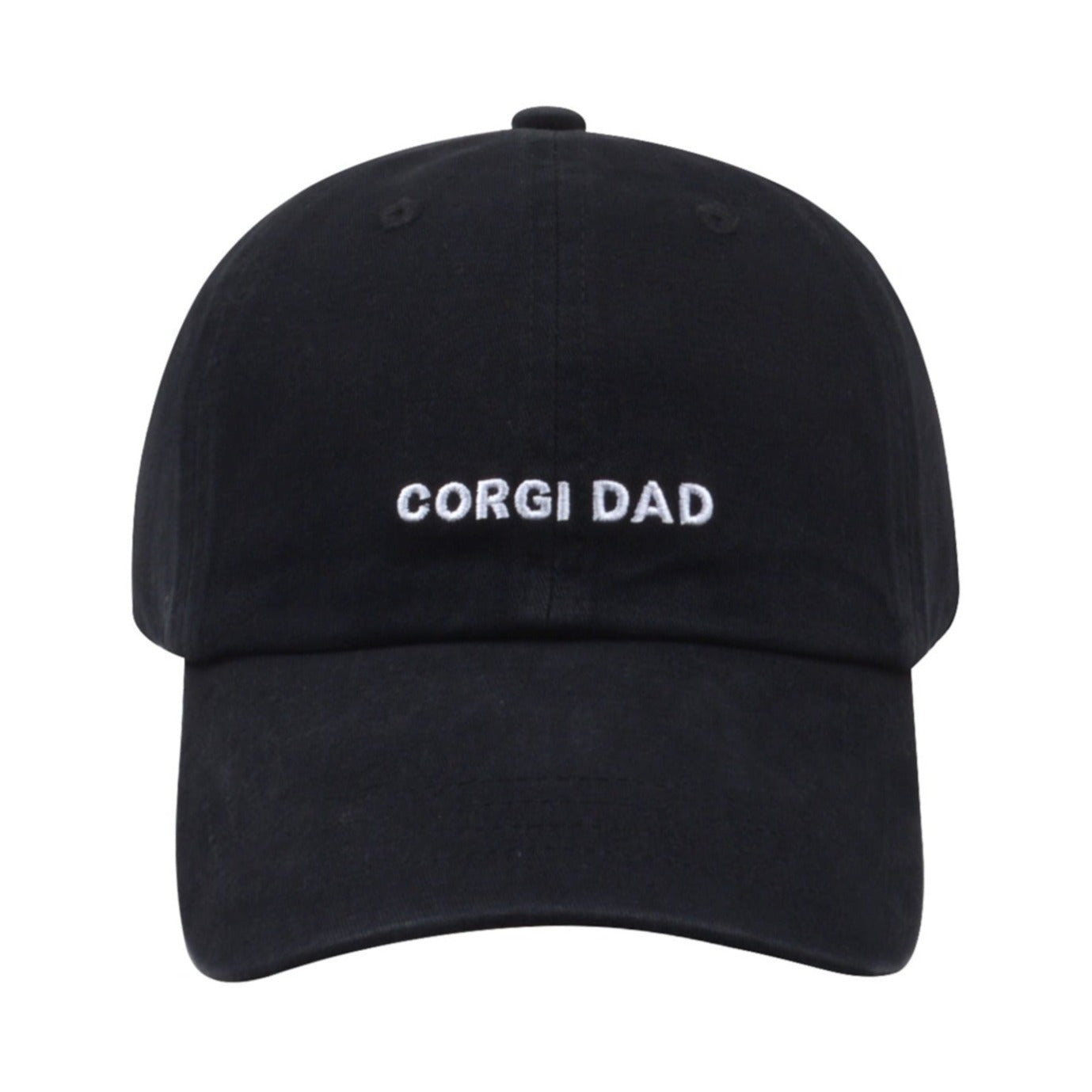 Hatphile Corgi Dad Soft Baseball Cap