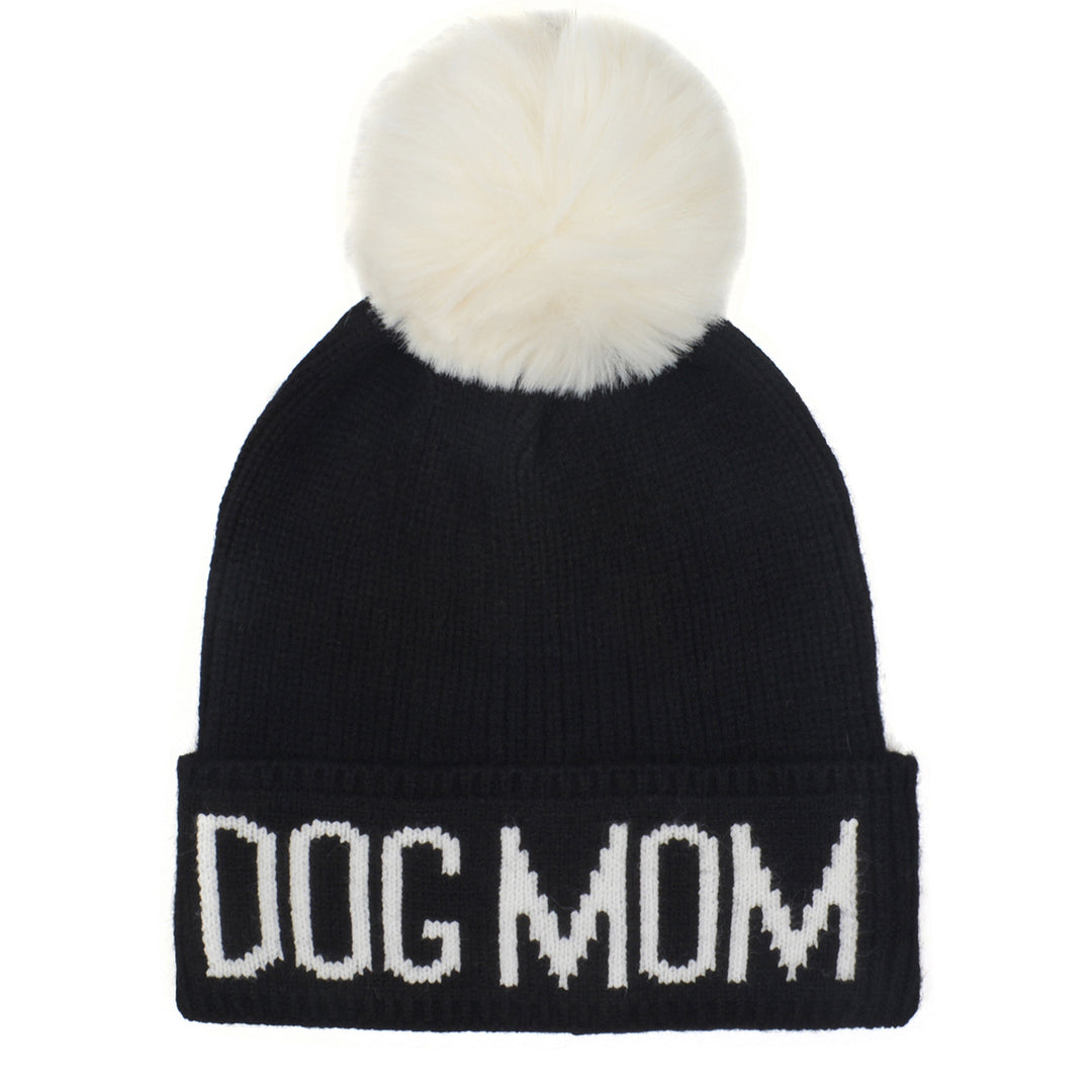 Y-Z Dog Clothing Accessories Handmade Dog Beanie With Pom Pom Crochet Knit Dog H