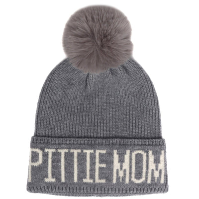 Hatphile Pittie Mom Pompom Knit Beanie Toque
