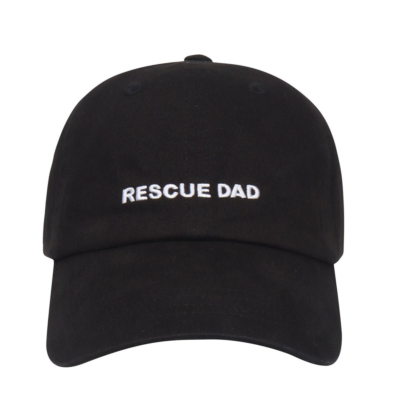 Hatphile Rescue Dad Soft Baseball Cap