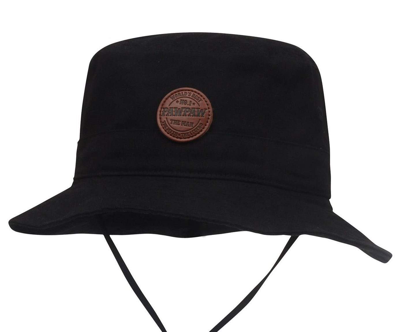 Hatphile World Best Pawpaw the Man the Myth the Legend Leather Patch Sun Hat