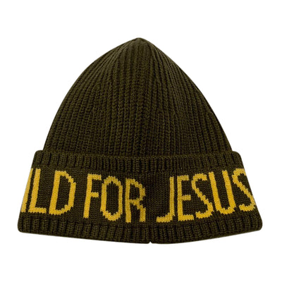 Hatphile Wild for Jesus Dino Kid Knit Hat Beanie Toque 1-3T